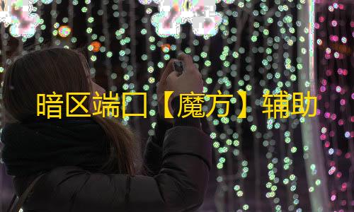 暗区端囗【魔方】辅助